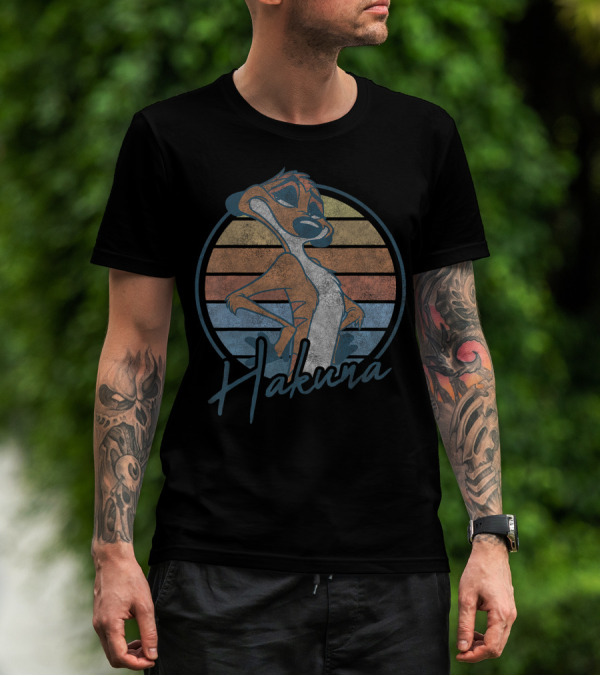 Disney The Lion King Timon Hakuna Vintage Sunset T-Shirt