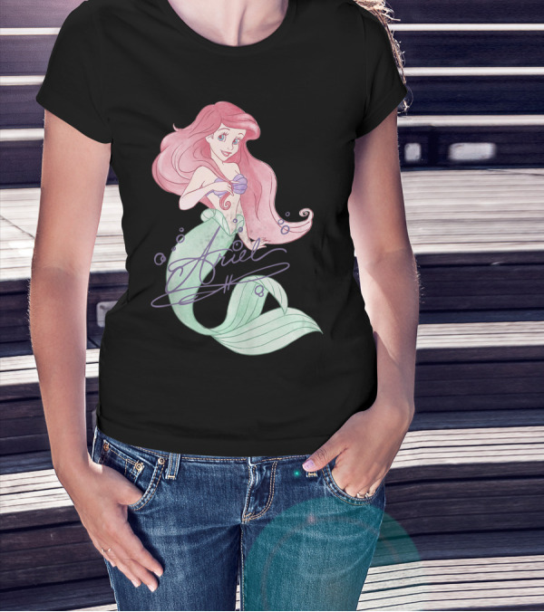 Disney The Little Mermaid Ariel Signature T-Shirt