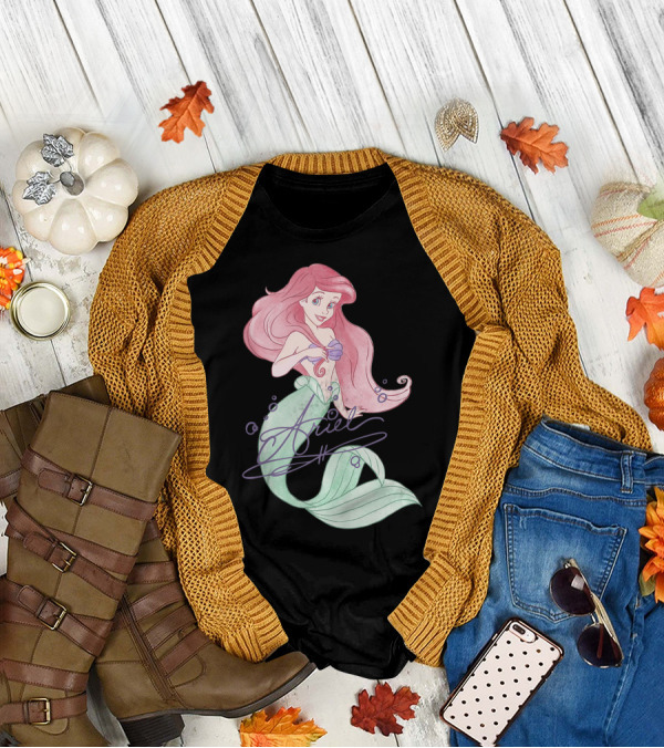 Disney The Little Mermaid Ariel Signature T-Shirt