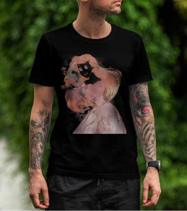 Disney The Little Mermaid Ariel Watercolor Silhouette Fantasy T-Shirt