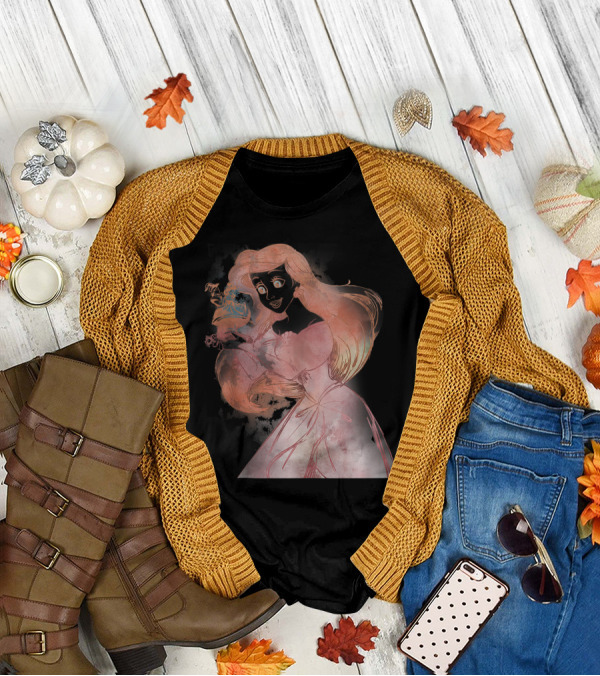 Disney The Little Mermaid Ariel Watercolor Silhouette Fantasy T-Shirt