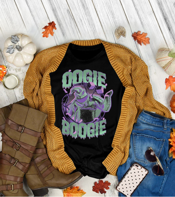 Disney The Nightmare Before Christmas Oogie Boogie Dice Dripping Slime T-Shirt