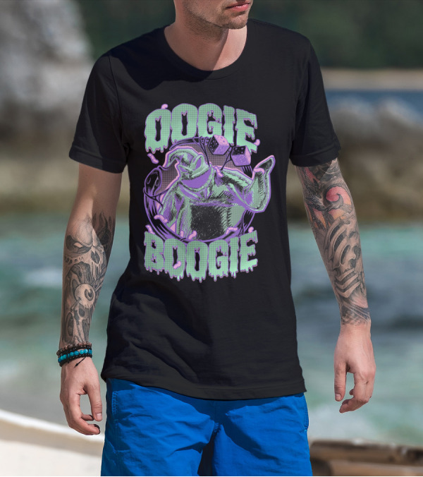 Disney The Nightmare Before Christmas Oogie Boogie Dice Dripping Slime T-Shirt