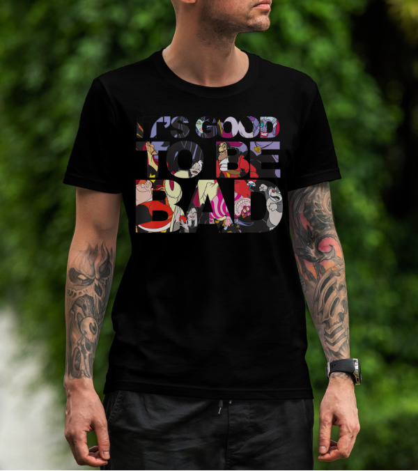 Disney Villains It's Good To Be Bad Characters Collage T-Shirt