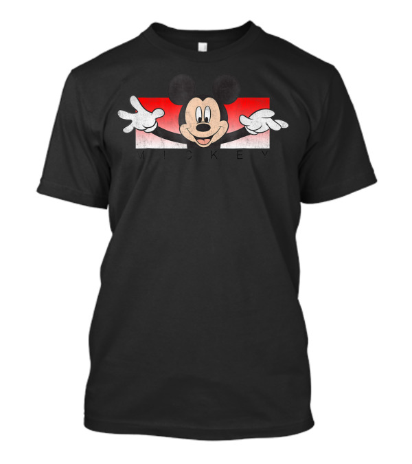 Vintage Disney Mickey Mouse Retro Block T-Shirt