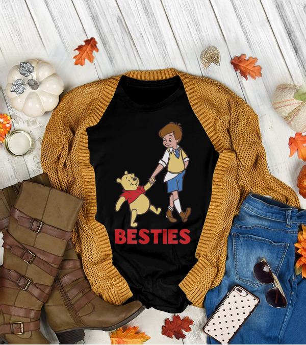 Disney Winnie The Pooh And Christopher Robin Besties T-Shirt