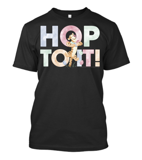 Disney Winnie The Pooh Easter Tigger Hop To It Eggs T-Shirt