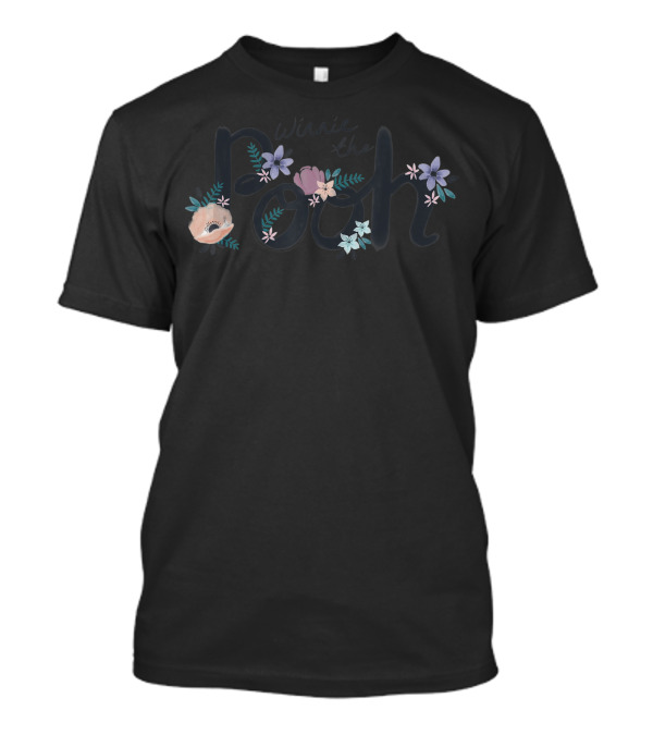 Winnie The Pooh Floral Typography Disney T-Shirt