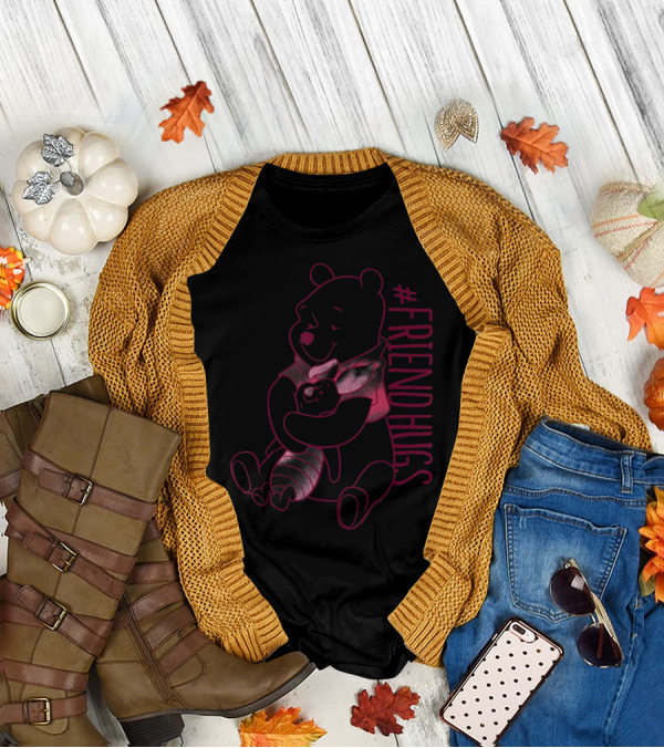 Winnie The Pooh Piglet Friend Hugs Disney T-Shirt