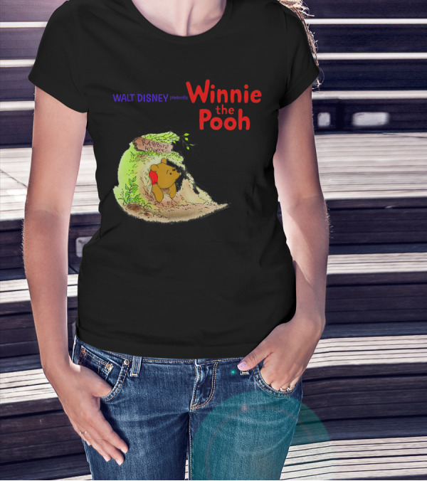 Walt Disney Presents Winnie The Pooh Stuck In Rabbit's House T-Shirt