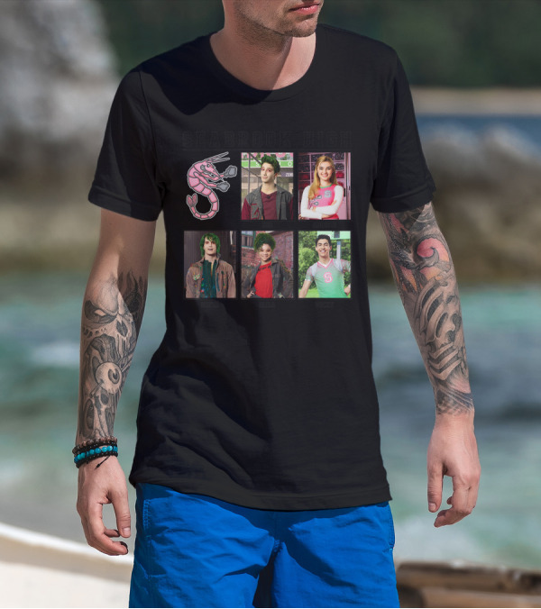 Seabrook High Yearbook Zed Addison Bonzo Eliza Bucky Disney Zombies T-Shirt