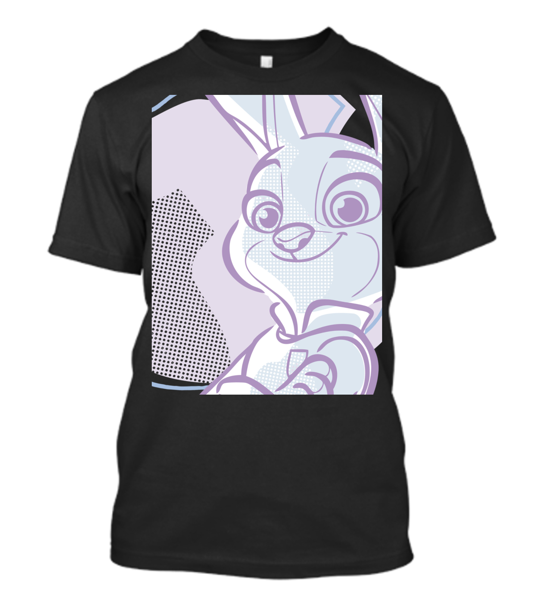 Zootopia Judy Hopps Pastel Style Pop Art Disney T-Shirt