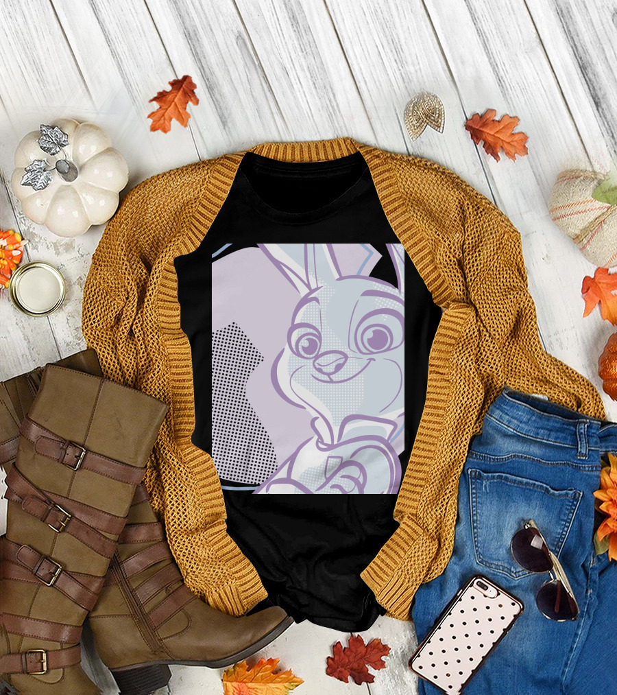 Zootopia Judy Hopps Pastel Style Pop Art Disney T-Shirt