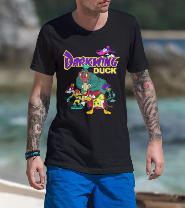 Darkwing Duck Disney Characters Group Iconic Ensemble T-Shirt