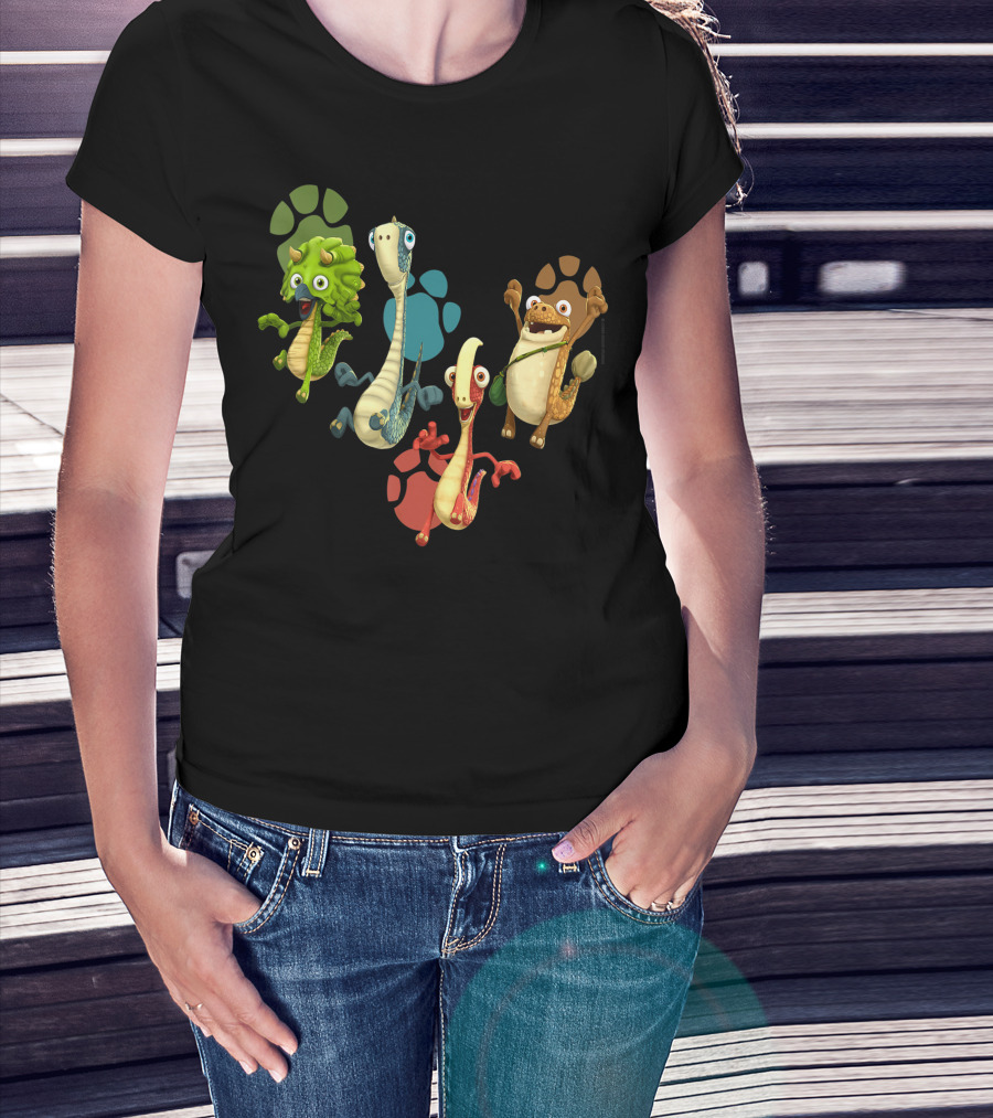 Gigantosaurus Kid Dinos Bill Tiny Rocky Mazu Paws T-Shirt