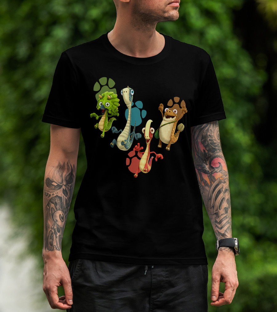 Gigantosaurus Kid Dinos Bill Tiny Rocky Mazu Paws T-Shirt