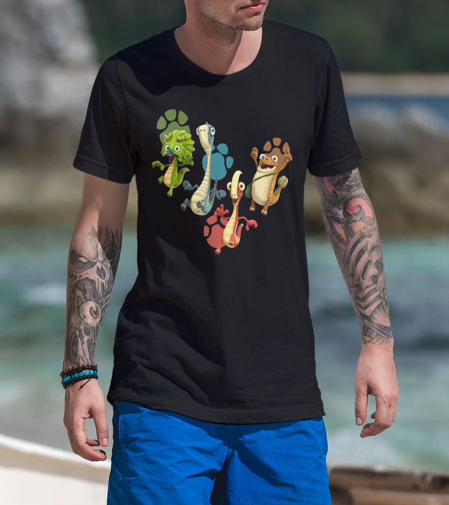 Gigantosaurus Kid Dinos Bill Tiny Rocky Mazu Paws T-Shirt