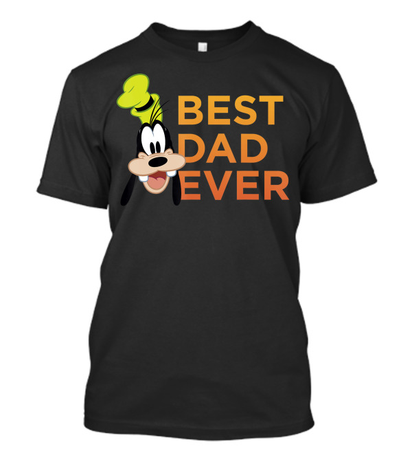 Disney Goofy Best Dad Ever Mens Mickey And Friends T-Shirt
