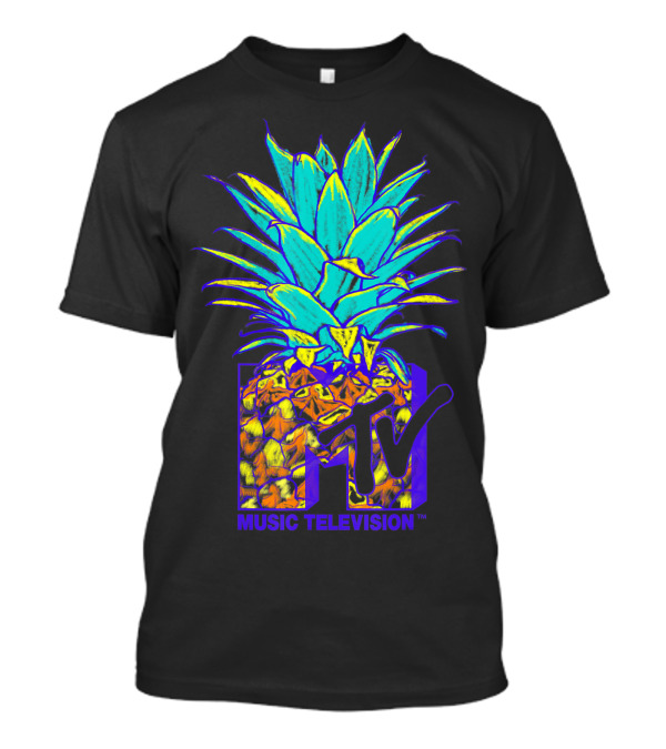 MTV Music Television Vibrant Pineapple T-Shirt