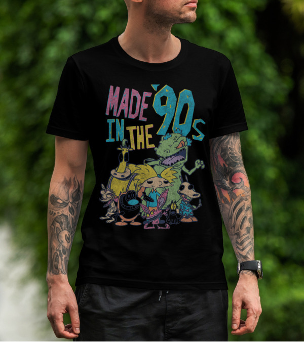 Nickelodeon Characters Made In The 90s T-Shirt