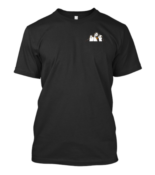 Star Wars Last Jedi Porgs In Pocket Cute Companion Fun T-Shirt