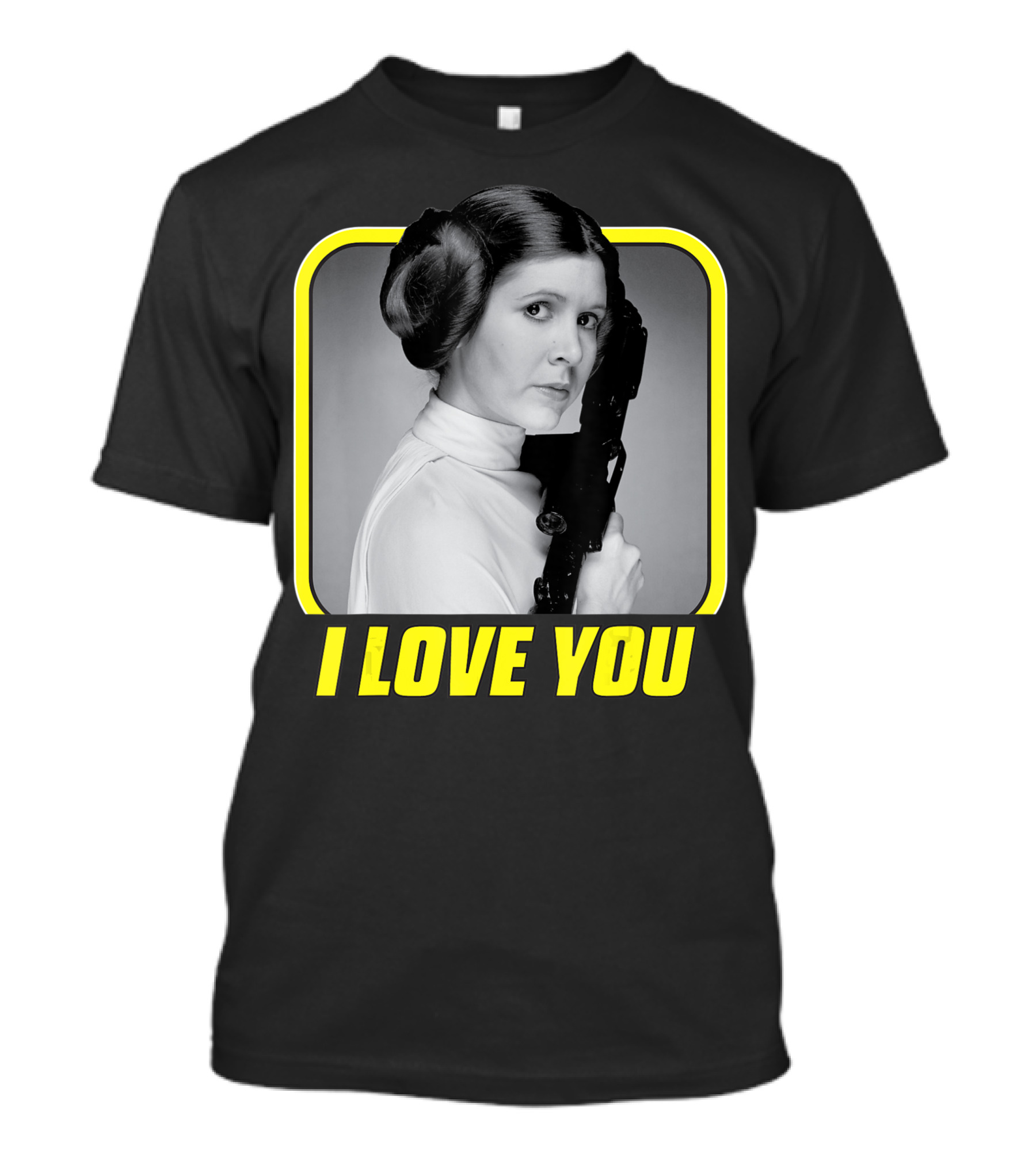 Star Wars Princess Leia I Love You Valentine's Day T-Shirt