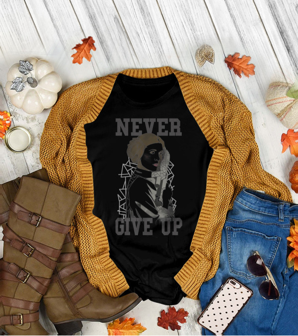 Princess Leia Never Give Up Star Wars T-Shirt