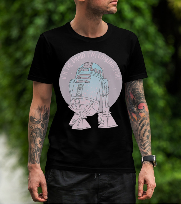 Star Wars R2 D2 U R The Droid I'm Looking For Valentines Day T-Shirt