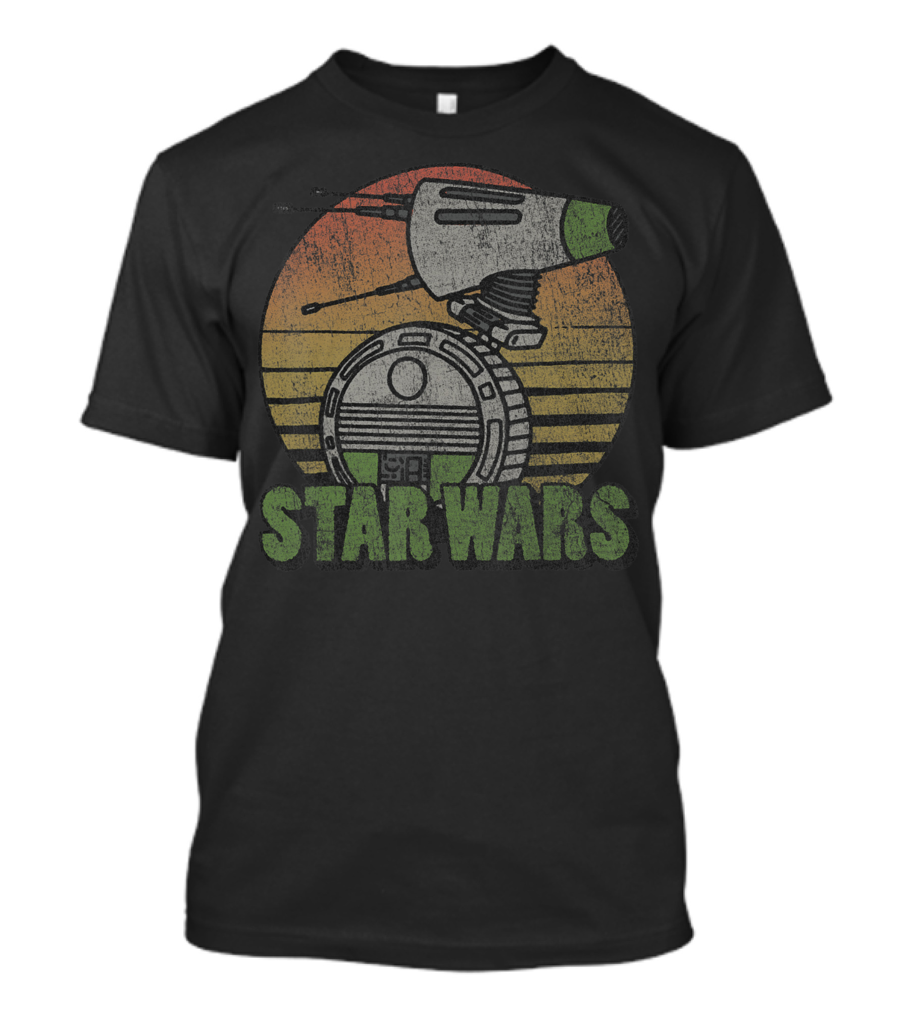 Star Wars Retro Droid Sunset Design The Rise Of Skywalker T-Shirt