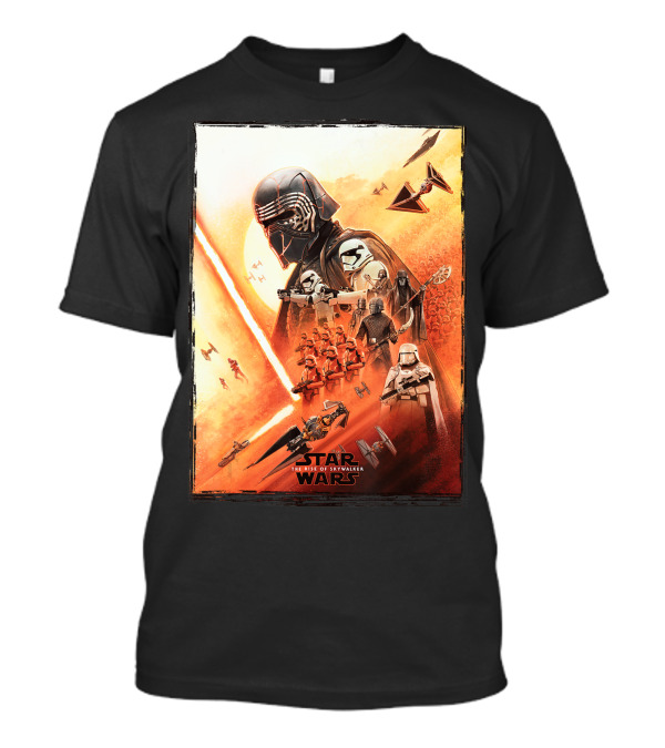 Star Wars The Rise Of Skywalker Kylo Ren Epic Battle Scene T-Shirt