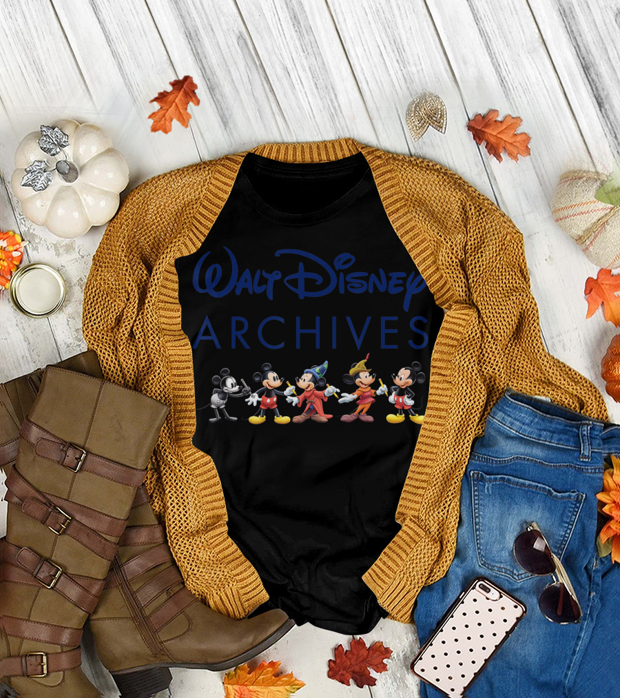 Walt Disney Archives Mickey Mouse Evolution N1 T-Shirt