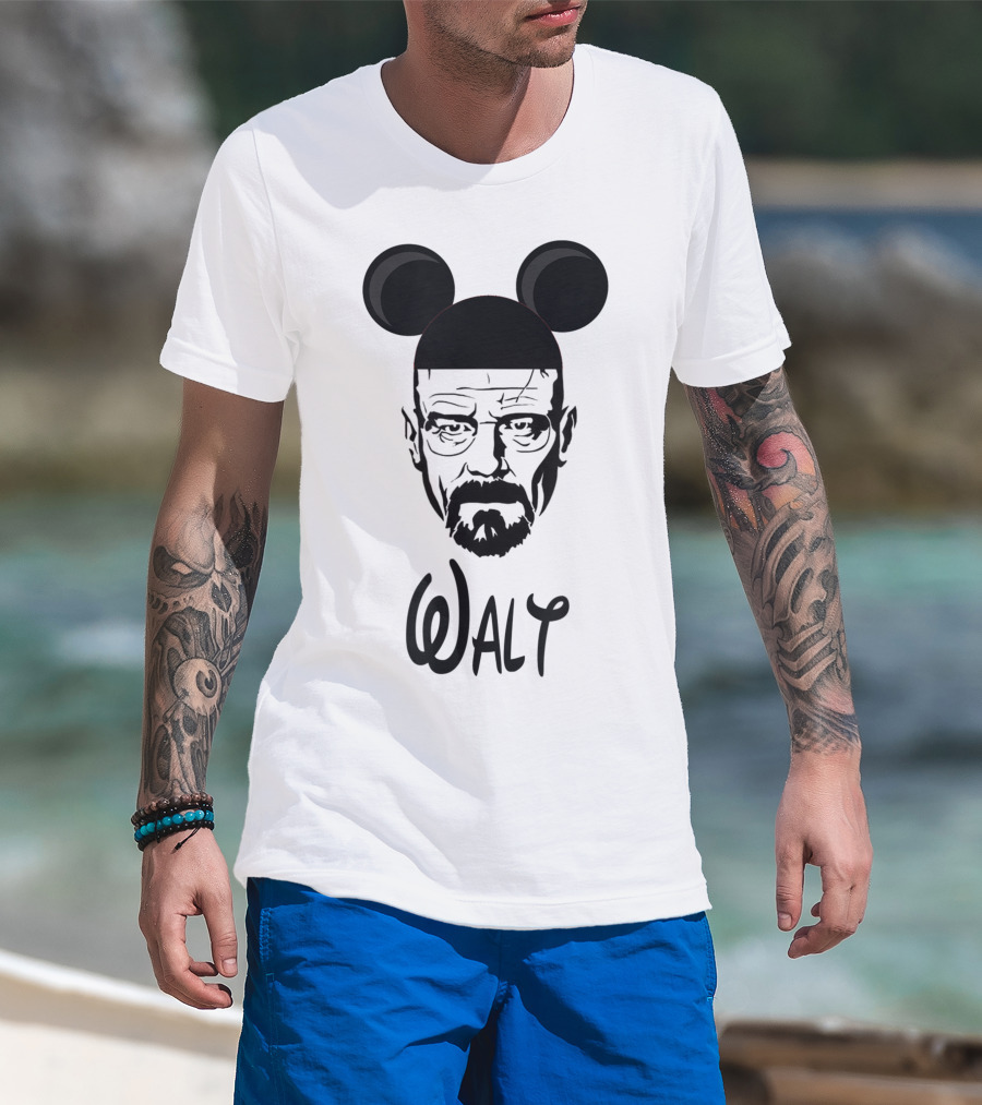 Walt Heisenberg Mouse Ears Fusion T-Shirt