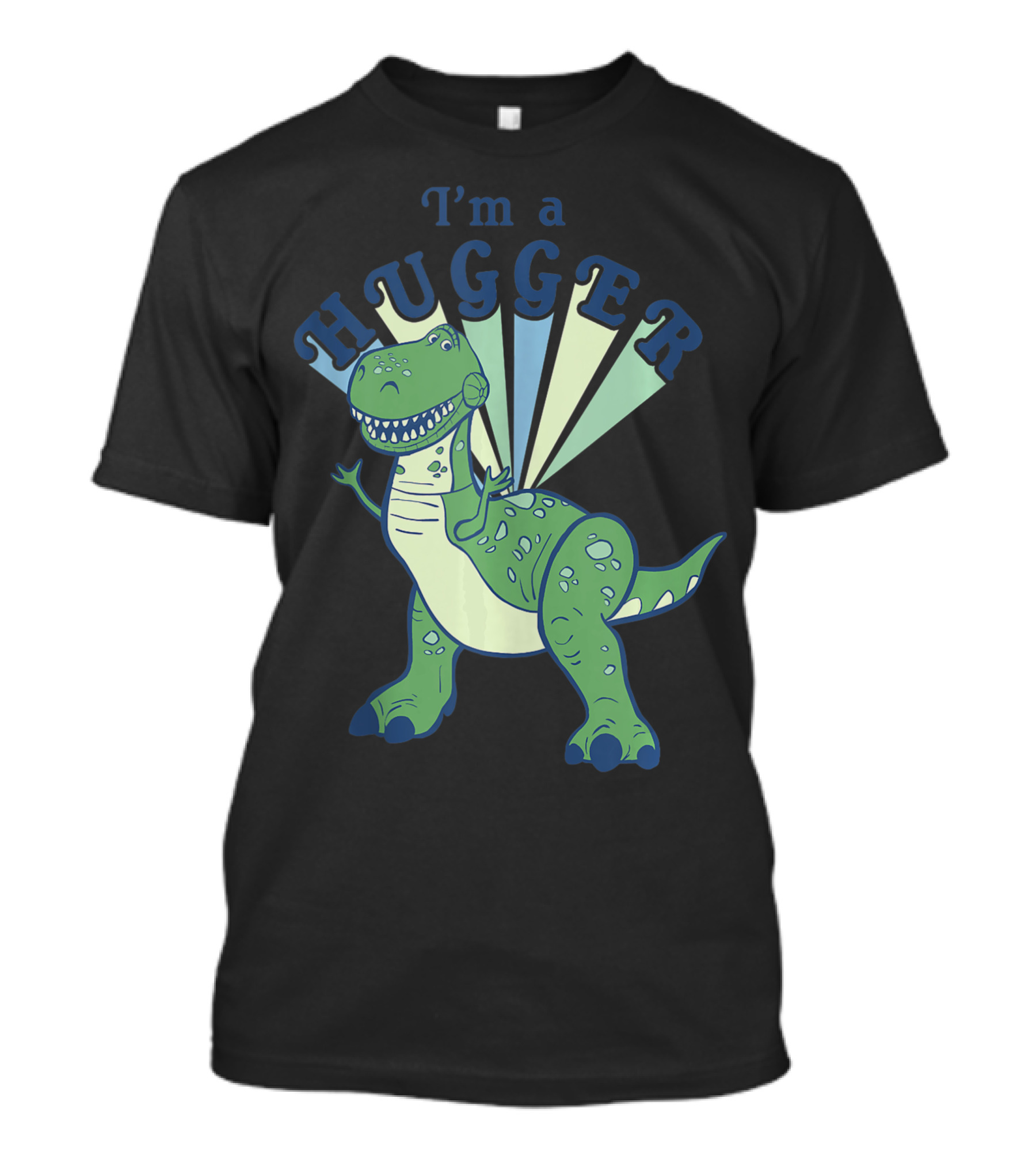Disney Pixar Toy Story 4 Rex I'm A Hugger Dinosaur Colorful T-Shirt