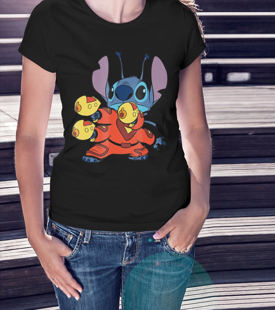 Disney Stitch Space Fighter Triple Blaster Y6 T-Shirt
