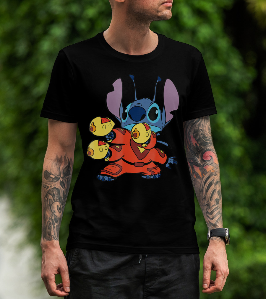 Disney Stitch Space Fighter Triple Blaster Y6 T-Shirt