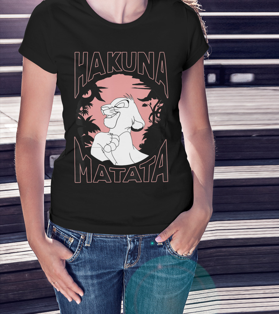 Hakuna Matata The Lion King Simba Sunset Disney T-Shirt