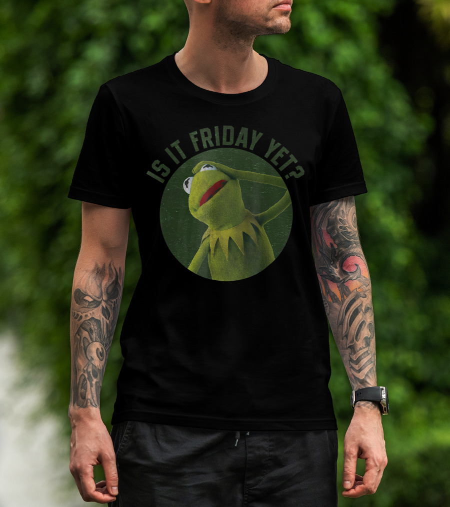 Disney The Muppet Kermit Is It Friday Yet T-Shirt