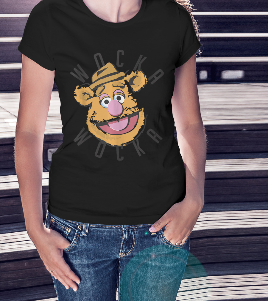 Disney The Muppets Fozzie Bear Wocka Wocka Big Face T-Shirt