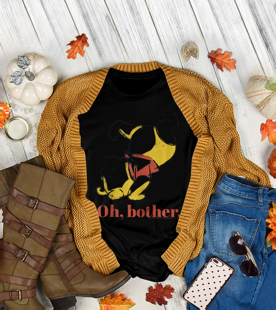 Disney Winnie The Pooh Oh Bother Handstand Sketch T-Shirt