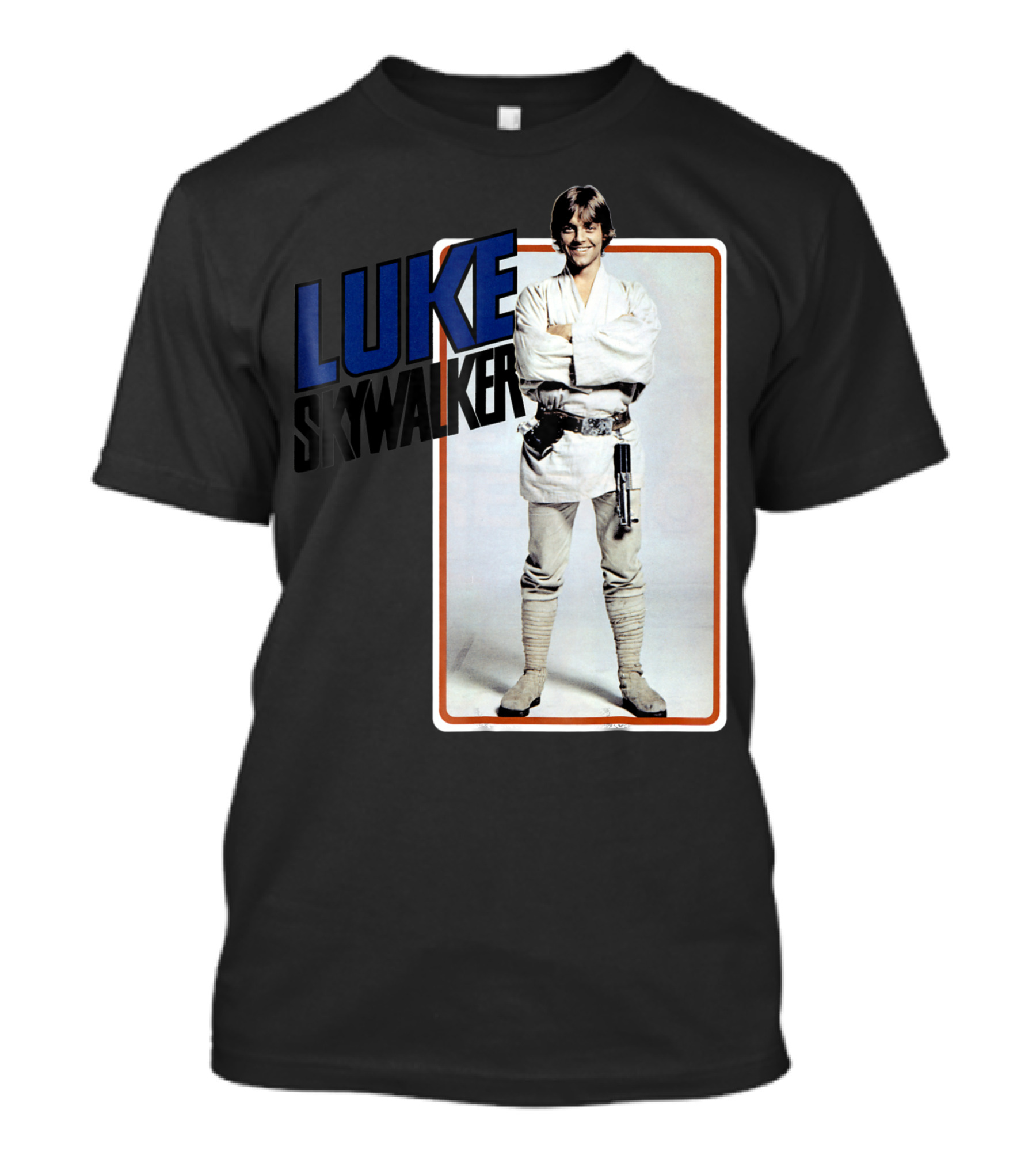 Star Wars Luke Skywalker Smiling Jedi Robe Photo Card T-Shirt