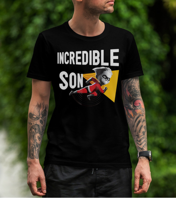 Disney Pixar Incredibles 2 Incredible Son Running Hero T-Shirt