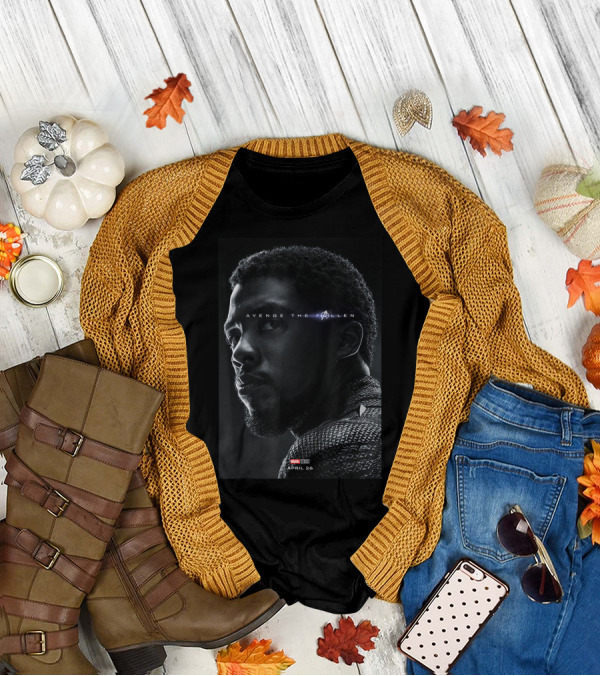 Marvel Avengers Endgame Avenge The Fallen Black Panther April 26 T-Shirt
