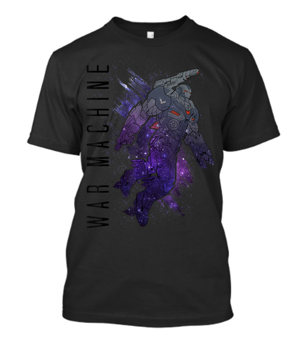 Marvel Avengers Endgame War Machine Galaxy Paint Cosmic Armor Display T-Shirt
