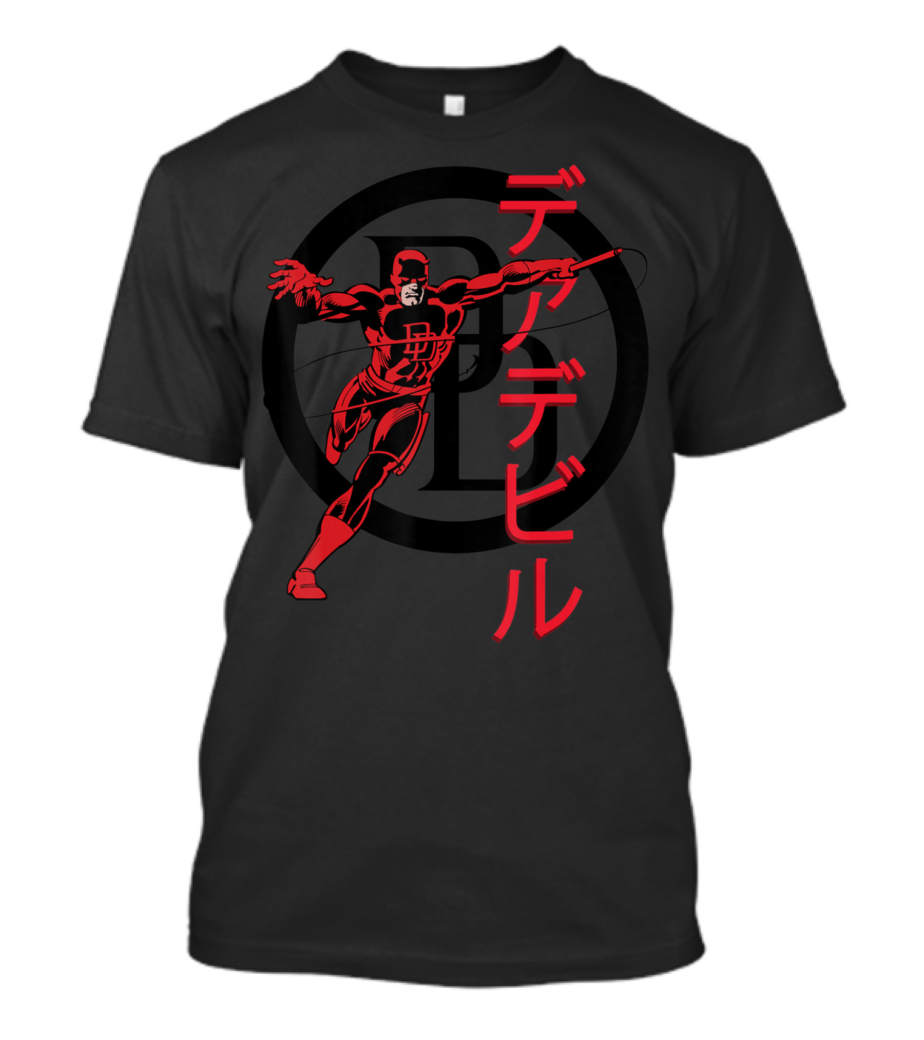 Marvel Daredevil Kanji Red Suit Character T-Shirt
