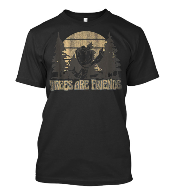 Marvel Guardians Of The Galaxy Groot Trees Are Friends Forest Scene T-Shirt