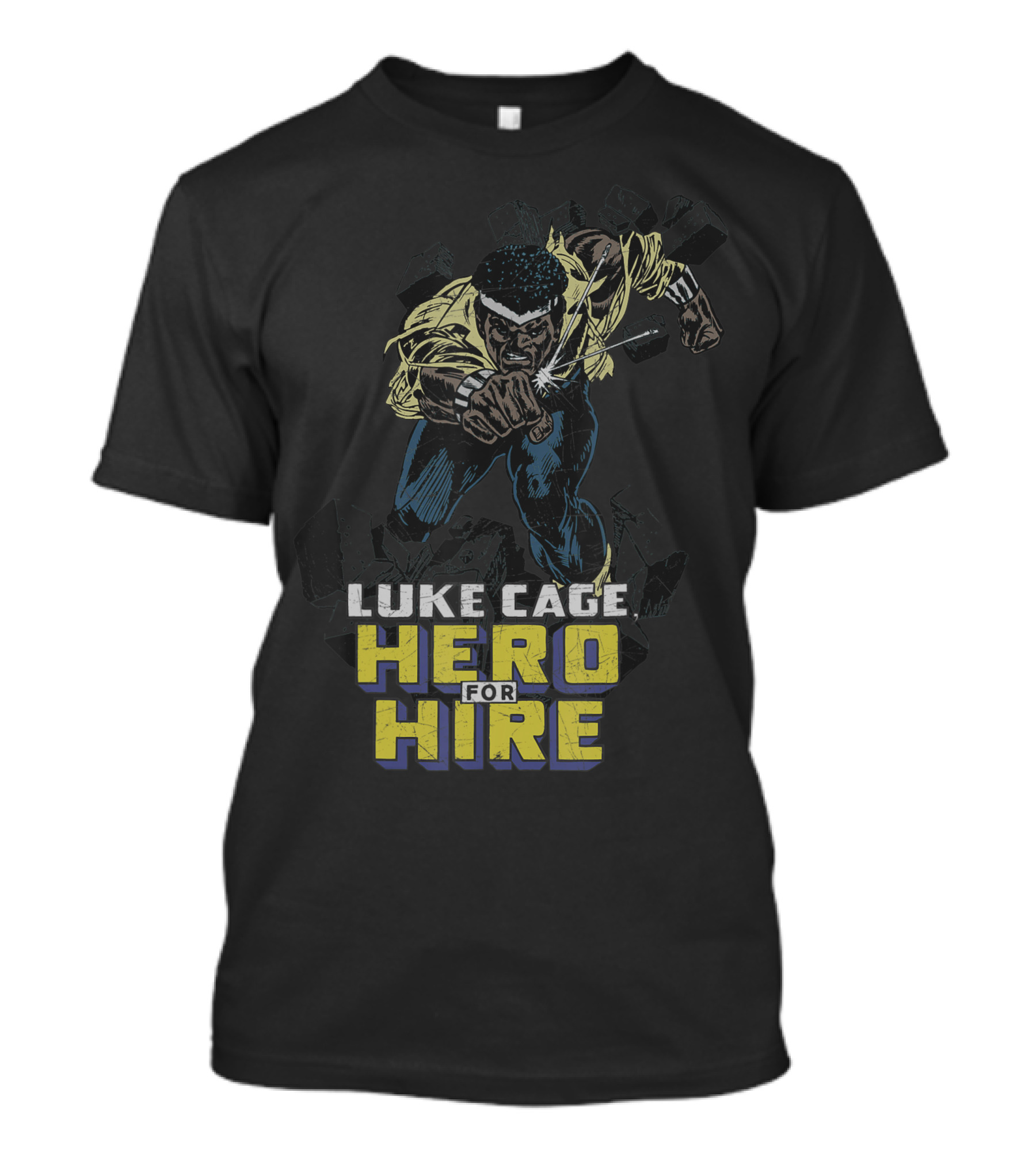 Luke Cage Hero For Hire Marvel Superhero Comic T-Shirt