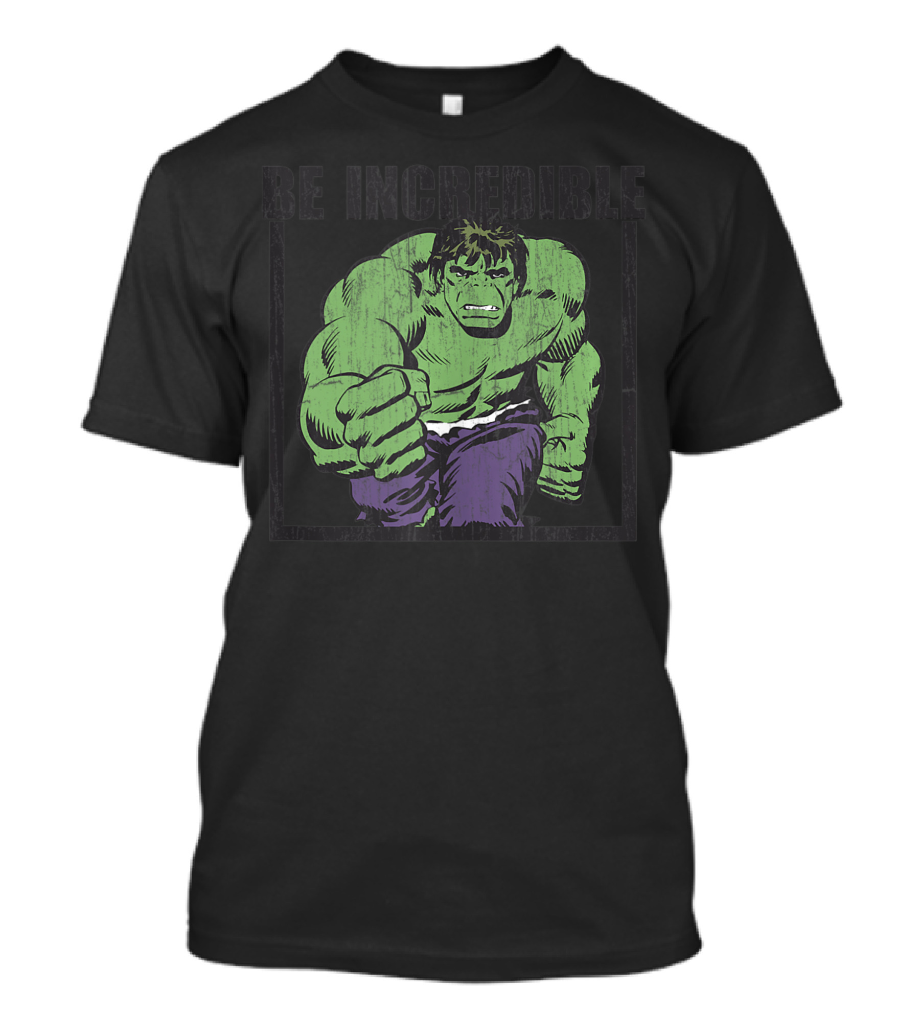 Marvel Hulk Be Incredible Faded Boxed T-Shirt