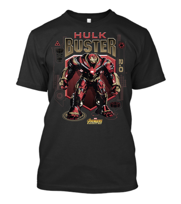 Hulk Buster Marvel Avengers Infinity War Schematic Iconic Armor T-Shirt