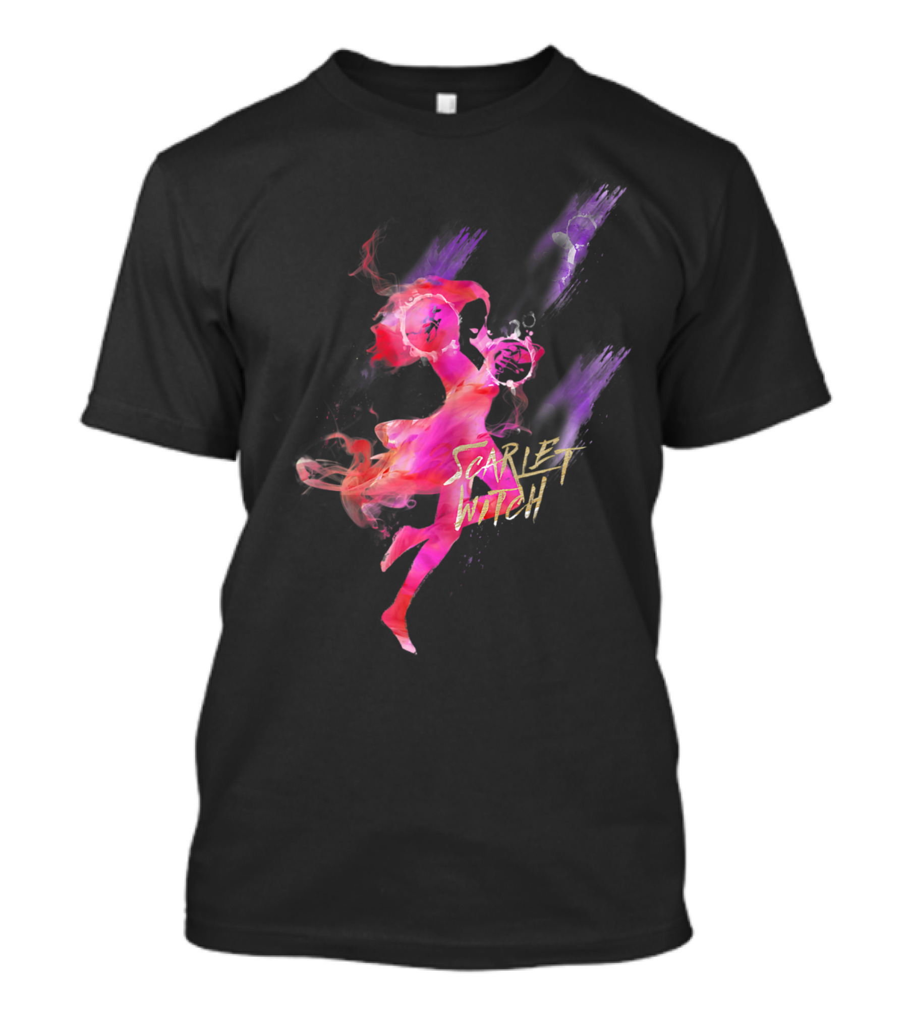 Scarlet Witch Watercolor Marvel T-Shirt