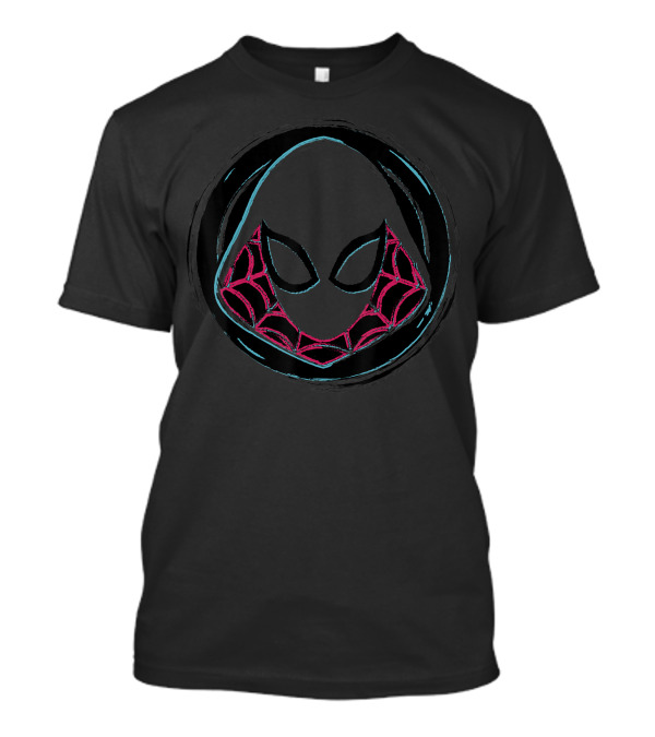Marvel Spider Gwen Mask Emblem T-Shirt